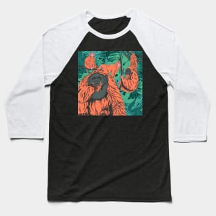 Exotic Monkey Party Baseball T-Shirt